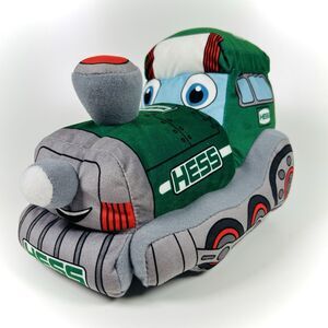 2022 Hess Truck My Plush Choo-Choo Lights and Sounds Green Musical Train Works